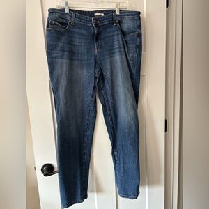 Eileen Fisher Straight Leg Medium‎ Wash Jeans - 12